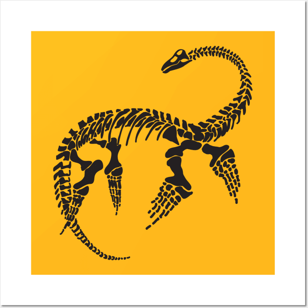 Terra Fossil Plesiosaur Dinosaur Wall Art by Terra Fossil Merch